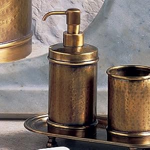 Burnished Brass Pump Dispenser - Polished Chrome - Frontgate