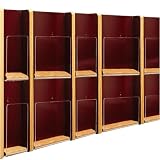 Peter Pepper 662X-X-X and DV662-X Two Pocket Modular Magazine Rack and Divider Kit