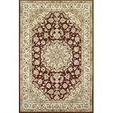 American Home Rug Co. SP011BRIY Premier Burgundy / Ivory Oriental Rug