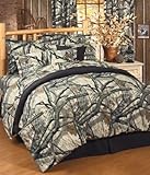 Mossy Oak Camo Treestand - Comforter Set - Full