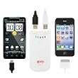 EZOPower White 2-Port Ultra High-capacity Portable External Rechargable Backup Battey Pack -7800mAh (2A/1A) for IPhone, IPOD, IPad, MP3 Players, Tablet, GPS, Mobile Phone, Android Phone, Cell Phone, Blackberry, HTC, Samsung, Nokia, LG, Sony Ericsson, Pantch, Hwawei, Motorola, Palm, Casio, Sony PSP, Nintendo and more