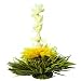 Teaposy 4er-Set Teeblumen/Teerosen, hochwertigster Silbernadel-Wei�tee mit Jasmin- und Ringelblumenbl�ten im sch�nen Organzas�ckchen