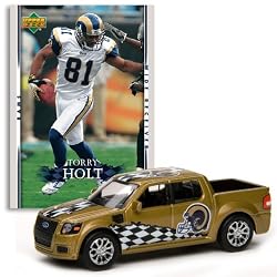St. Louis Rams - Torry Holt 2007 Upper Deck Collectibles NFL Ford SVT Adrenalin Concept with Card