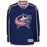 NHL Men's Columbus Blue Jackets Reebok Edge Premier Team Jersey - 7185A5A5Hpjcbj (Navy, X-Large)