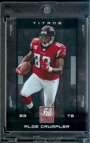 2008 Donruss Elite # 5 Alge Crumpler - Tennessee Titans - NFL Football Card in Protective Screw Down Display Case !