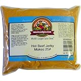 Hot Beef Jerky makes 25 lbs 16.5 oz by 