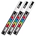 Uni Posca Paint Marker Pen PC-5M , Midium Point, White Ink, Value Set of 3