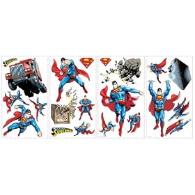 RoomMates RMK1194SCS Superman Day Of Doom - Peel and Stick Appliques