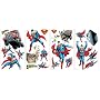 RoomMates RMK1194SCS Superman Day Of Doom Peel & Stick Appliques