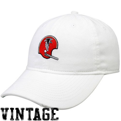Reebok Atlanta Falcons Ladies White Old School Adjustable Hat