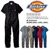 【アウトレット】ディッキーズ 半袖 カバーオール つなぎ SHORT SLEEVE COVERALLS 「33999」 色:BLACK サイズ:XL
