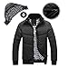 Cocobla Mens Warm Hoodie Hooded Coat Classic Winter Outwear Down Jacket