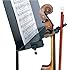 String Swing CC08 Violin Hanger with Bow Peg Attachment for Music Stand