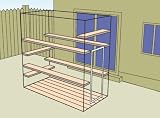 The Lion's Den Style 2 Outdoor Cat Enclosure Color: Black