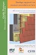 Bardage rapport� sur ossature secondaire en bois : Mise en oeuvre sur murs en b�ton banch� ou en ma�onnerie d'�l�ments