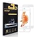 iPhone 6 Plus 6S Plus Screen Protector Glass,WYAO 3D Full Coverage Tempered Glass Screen Protector Film (5.5 inch White)
