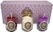 Scented hana votive beeswax candle gift box set