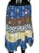 Gypsy Skirts - Skirt for Girl-boho Gypsy Skirt Floral Print with Mirror Work Bolly Wood Style Indian Skirt