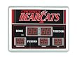 Cincinnati Bearcats Scoreboard Clock Thermometer 14"x19" ScoreBoard/Clock/Therm-U of Cinn - NCAA Col