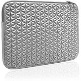Unik Case Gray Diamond Foam Splash & Shock Resistant Neoprene Universal Sleeve Zipper Case Bag for All 13" 13-Inch Laptop Notebook / Macbook Pro / Macbook Unibody / Macbook Air / Ultrabook / Chromebook
