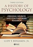 A History of psychology : original sources and contemporary research