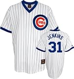 Fergie Jenkins Majestic Cooperstown Throwback Pinstripe Chicago Cubs Jersey