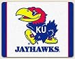 Large Cutting Board ~ University of Kansas Jayhawks ~ made of tempered glass ~ code 957