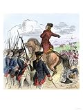 Royal Governor Tryon Angrily Trying to Suppress the Colonial Regulators Revolt, c.1771 Giclee Poster Print, 12x16