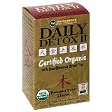 Daily Detox II Herbal Tea, Passion Fruit, Tea Bags, 30-Count Box (Pack of 3)