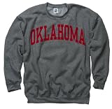 Oklahoma Sooners Dark Heather Arch Crewneck Sweatshirt