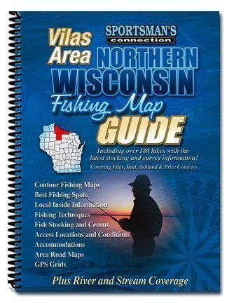 Northern Wisconsin Vilas City Area (Fishing Maps from Sportsman's Connection)