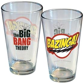 Big Bang Theory Bazinga Logo Pint Glass