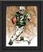 New York Jets Framed Joe Namath New York Jets Large Giclee 18 X 22 - Cherry