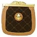 Signature Coin Purse in Brown