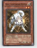 2009 YuGiOh! 5D's Turbo Pack Booster One # TU01-EN019 Ryko, Lightsworn Hunter (Common) / Single YuGiOh! Card in Protective Sleeve