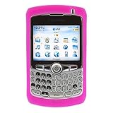 BLACKBERRY CURVE 8300 8310 8320 PINK RUBBER SKIN CASE!!