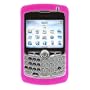 BLACKBERRY CURVE 8300 8310 8320 PINK RUBBER SKIN CASE!!