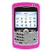 BLACKBERRY CURVE 8300 8310 8320 PINK RUBBER SKIN CASE!!