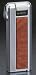 Premium butane pipe lighter with piezo-electric ignitionChrome with black leather90° angled standard butane flame for pipes, cigarettes and cigarsComes with pipe tool/ poker