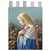 Church Banner - Mystical Rose - Cotton Canvas with Archival Inks and UV Coating - Border Rings for Rod Hanging. Print Size 24"x36"