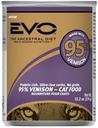 EVO 95% Venison Canned Cat Food - 12x13.2 oz