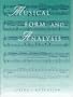 Musical Form and Analysis