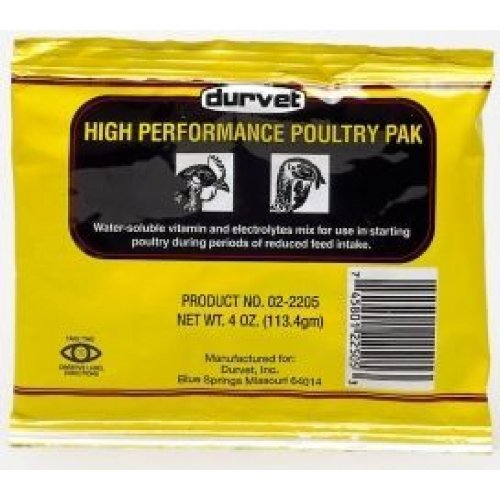 Durvet High Performance Poultry Pak 4 Oz