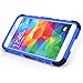 Cush Cases Heavy Duty Rugged Cover Case for Samsung Galaxy S5 SmartPhone - BLUE (This case will NOT fit S5 Active)
