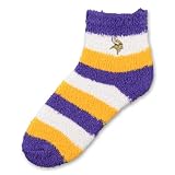 Minnesota Vikings Pro Stripe Sleep Soft Socks