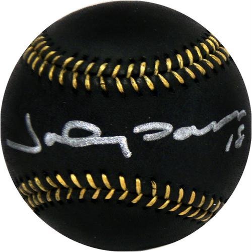Johnny Damon Autographed Black Leather Baseball