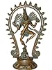 Natraj Dancing Shiva Brass Statue Handmade Hindu Art Sculpture 12inch"