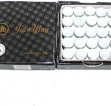 XY Leather Snooker/Billiard Cue Tip Billiard Club Tip 10mm Box Of 50pcs