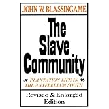 the slave community plantation life in the antebellum south