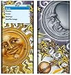 Sun & Moon - Apple iPod nano 2G (2nd Generation) 2GB/ 4GB/ 8GB Protector Skin Decals - Faceplate Stickers